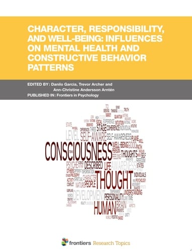 Character, Responsibility, and Well-Being: Influences on Mental Health and Constructive Behavior Patterns