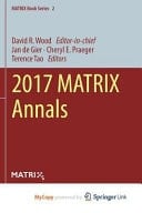2017 MATRIX Annals