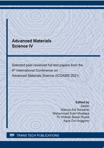 Advanced Materials Science IV
