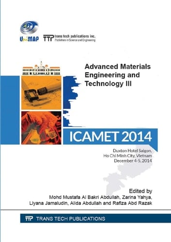 Advanced Materials Engineering and Technology III