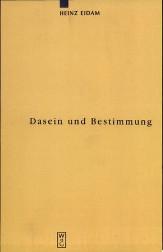 Dasein und Bestimmung Kants Grund-Problem