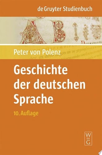 Geschichte der deutschen Sprache