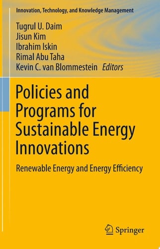 Policies and Programs for Sustainable Energy Innovations