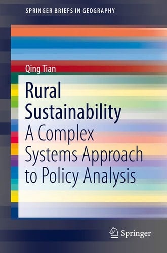 Rural Sustainability A Complex Systems Approach to Policy Analysis