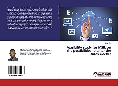 Feasibility Study for MSIL on the Possibilities to Enter the Dutch Market