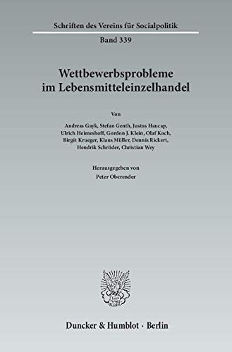Wettbewerbsprobleme im Lebensmitteleinzelhandel