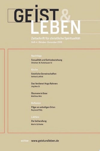 Geist & Leben 4/2018 Zeitschrift für christliche Spiritualität