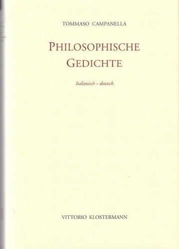 Campanella: Philosophische Gedichte