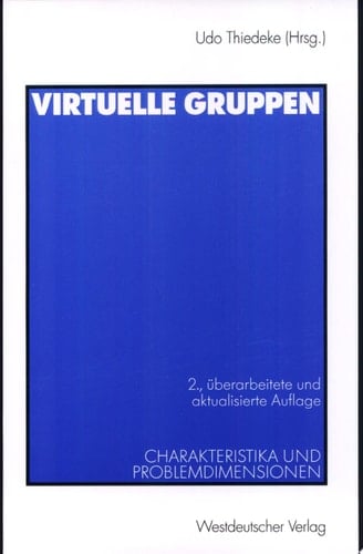 Virtuelle Gruppen Charakteristika Und Problemdimensionen
