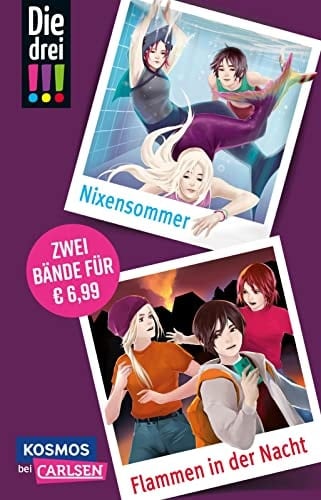 Die drei !!!: Doppelband. Enthält die Bände: Nixensommer / Flammen in der Nacht