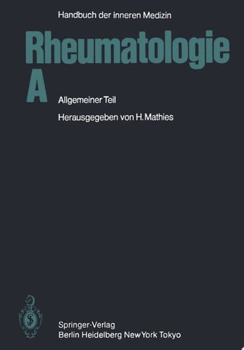 Rheumatologie A Allgemeiner Teil
