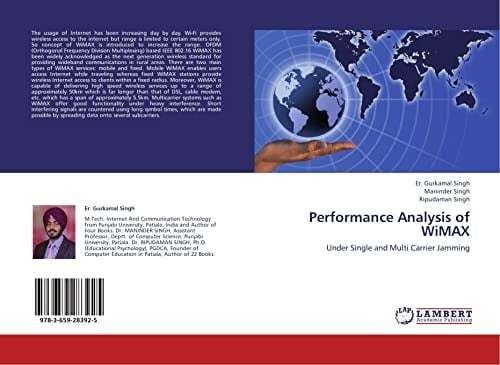 Performance Analysis of WiMAX Under Single and Multi Carrier Jamming