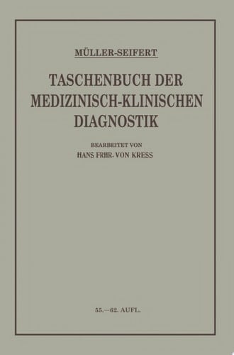 Taschenbuch der Medizinisch Klinischen Diagnostik