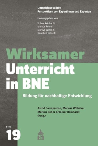Wirksamer Unterricht in BNE (Bildung für nachhaltige Entwicklung)