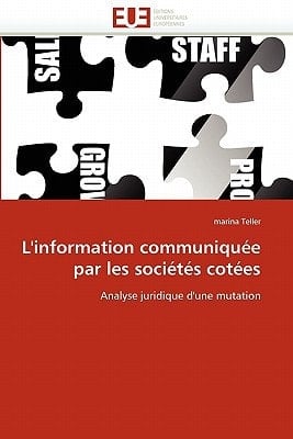 L' Information Communiquée Par Les Sociétés Cotées