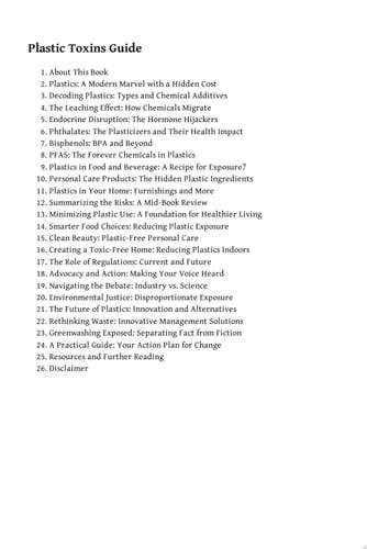 Plastic Toxins Guide