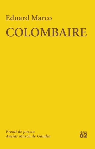 Colombaire - Premi Ausias March 2025