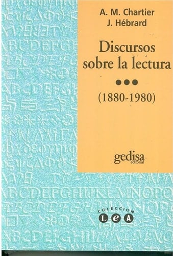 Discursos sobre la lectura (1880-1980)