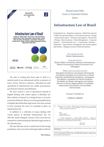 Infrastructure Law of Brazil - 3a edição (Coleção Fórum Internacional de Direito Público)