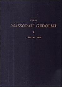 Massorah Gedolah. Iuxta codicem Leningradensem B 19a
