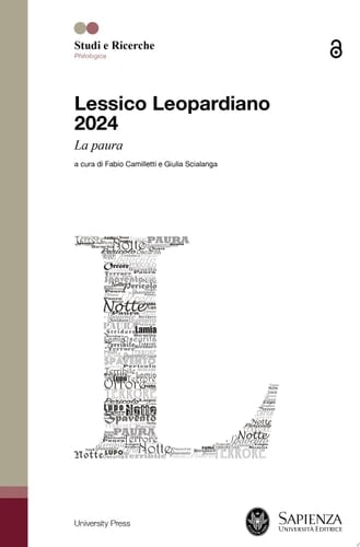 Lessico Leopardiano 2024 La paura