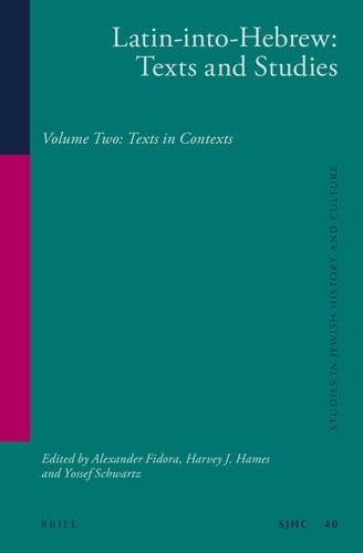 Latin-into-Hebrew Texts and Studies