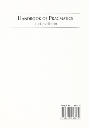Handbook of Pragmatics 2014 Installment