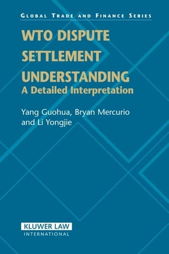 WTO Dispute Settlement Understanding