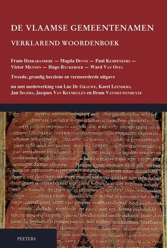 De Vlaamse gemeentenamen verklarend woordenboek