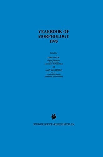 Yearbook of Morphology 1995
