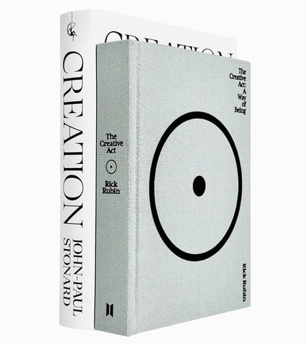 The Creative Act A Way of Being By Rick Rubin & Creation By John-Paul Stonard 2 Books Collection Set