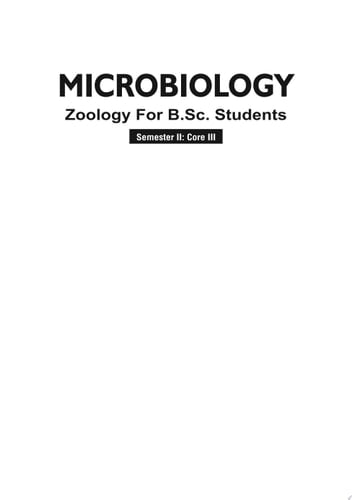 Microbiology: Zoology for B.Sc. Students | As per NEP 2020 Model Syllabus