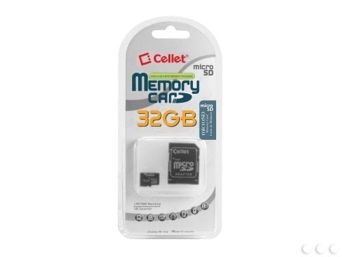Cellet 32GB i-mobile TV 658 Touch&Move Micro SDHC Card is Custom Formatted for digital high speed, lossless recording! Includes Standard SD Adapter.