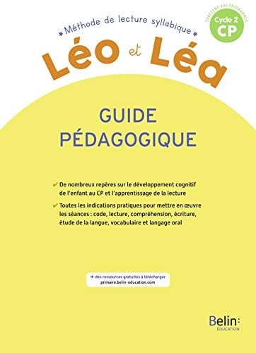 Méthode de lecture syllabique CP Cycle 2 Léo et Léa Guide pédagogique