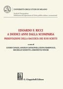 Edoardo F. Ricci a dodici anni dalla scomparsa