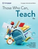 Those Who Can, Teach, Cengage International Edition