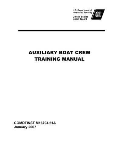 Auxiliary Boat Crew Training Manual