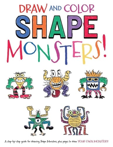 Draw and Color Shape Monsters