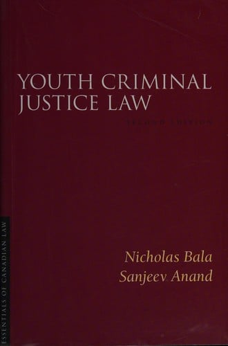 Youth criminal justice law