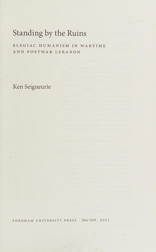 Standing by the ruins