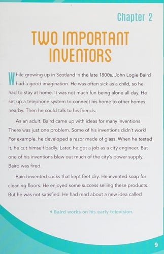Inventing the television