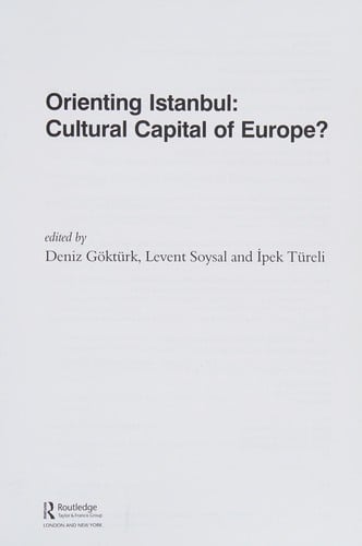 Orienting Istanbul