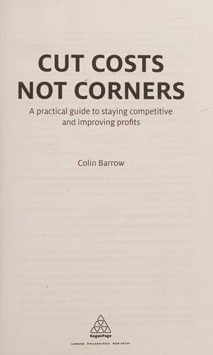 Cut costs not corners