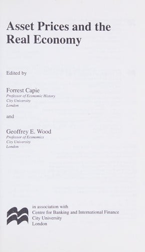 Asset prices and the real economy