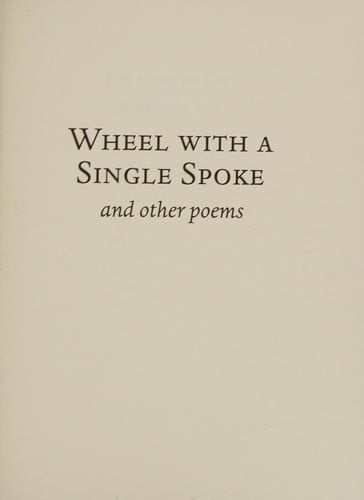 Wheel with a single spoke