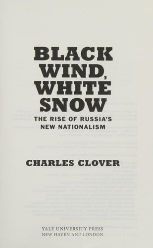 Black wind, white snow