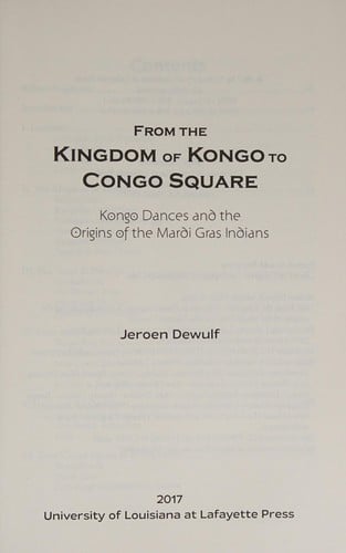 From the Kingdom of Kongo to Congo Square