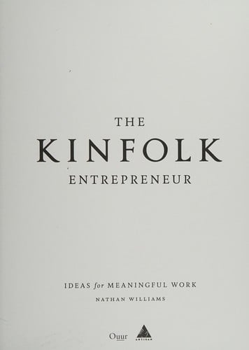 The Kinfolk entrepreneur