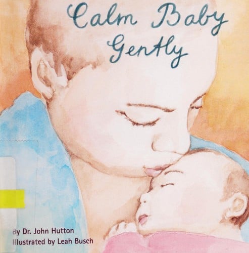Calm baby gently