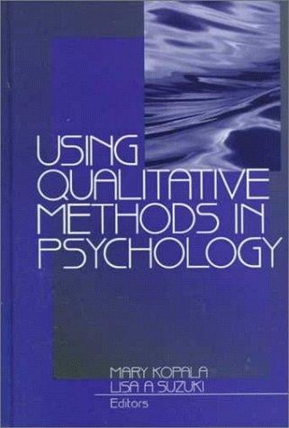 Using qualitative methods in psychology